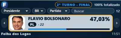 Widget 320×100 com o logo e as cores de Folha dos Lagos